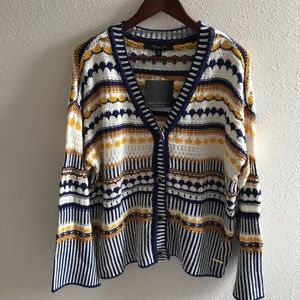 Marc New York Beautiful Knit Cardigan Sweater XL